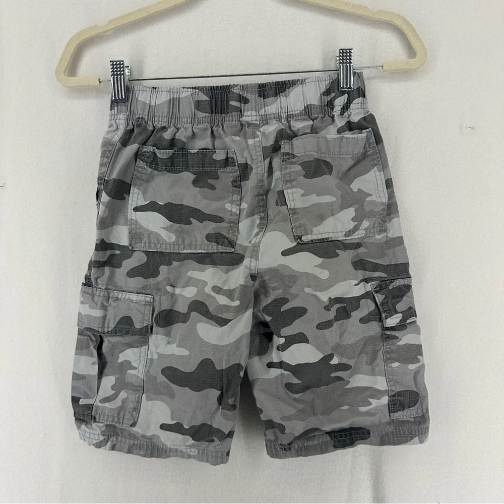 The Childrens Place Cargo Pants Youth Boys Size‎ 10 Camo Grey